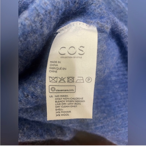 NWT COS Raised Neck Chunky Wool Jumper - Picture 9 of 10